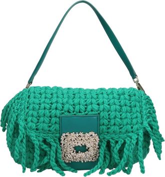 Gedebe Mia Bag - Dames - Handtassen - Groen - ONE Size - Leer - Tassen