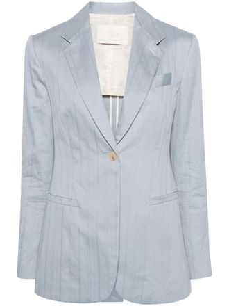 Tela Abelia single-breasted blazer - Blue