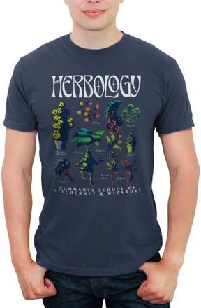 Harry Potter Mens Harry Potter Herbology Flash Sheet Graphic T-Shirt in Navy Blue at Nordstrom, Size Xxx-Large