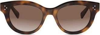 Celine CL40332I Celine 3 Dots 53F Womens Sunglasses Tortoiseshell Size 51