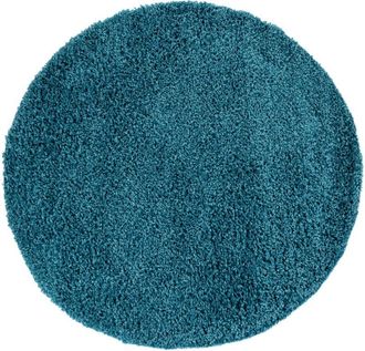 Paco Home Paco Home Alfombra De Pelo Alto Y Largo Shaggy Sky Monocolor En Turquesa 160x220 cm