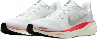 Nike Mens Pegasus 41 Running Shoes In White Metallic Silver