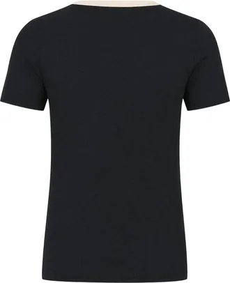 Isabel Marant Womens Kiliann T-Shirt - Isabel Marant Linen Black Ready-To-Wear T-Shirts