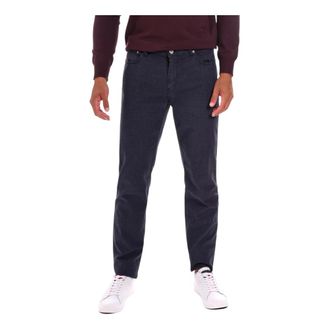 Trussardi Slim-fit Trousers, male, Blue, Size: W34 370 Slim Trousers