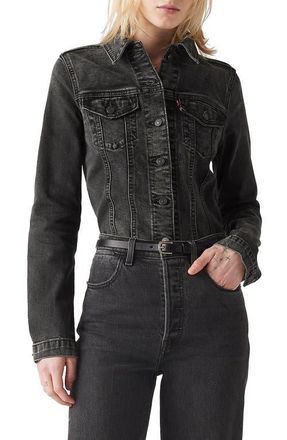 Levi's Slim Fit Denim Trucker Jacket in Born Leader at Nordstrom, Size Small