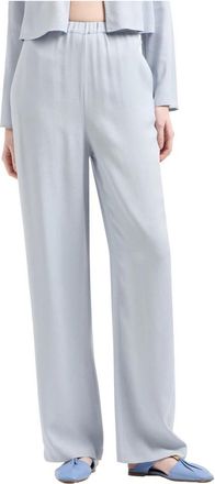 Emporio Armani Elegante Pantalon voor Heren - Dames - Wijde Broeken - Grijs - S - Broeken
