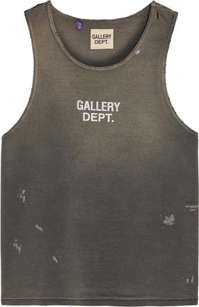 Gallery Dept. Distressed Cotton Tank top - Black - XL