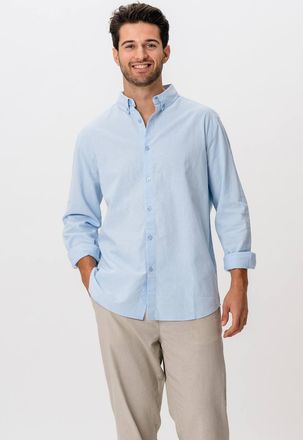 Perform Collection Linnen overhemd - lichtblauw