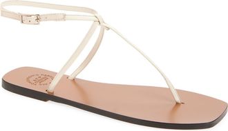 ATP Atelier Alassio Ankle Strap Sandal in Linen at Nordstrom, Size 11Us