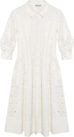 SIMKHAI Chemisier con ricamo - Bianco