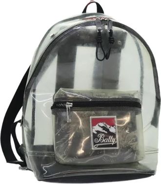 Bally Pre-owned Vinyl backpacks - Dames - Vintage Rugzakken - Zwart - ONE Size - Vintage
