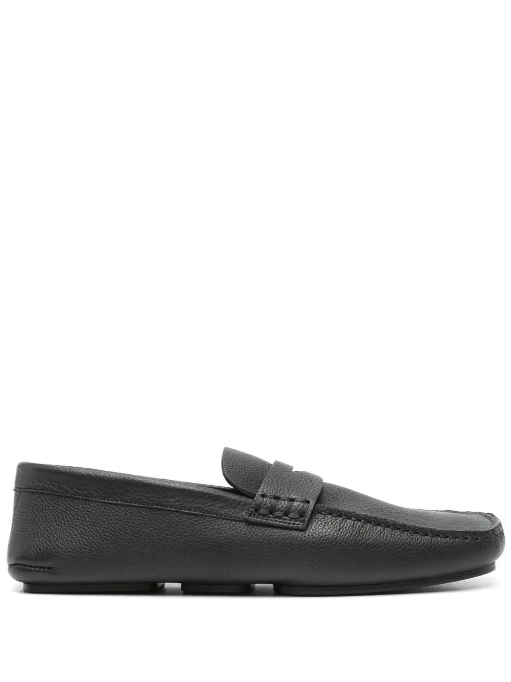 KHAITE women’s Elegant Black Slip-Ons KHAITE Banks leather loafers | NET-A-PORTER main image 4