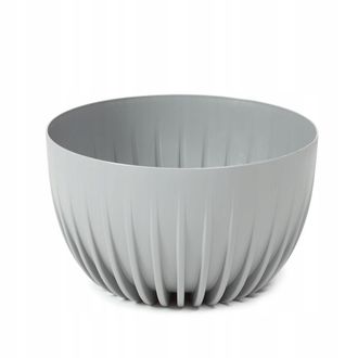 OEM Maceta De Pl&aacute;stico Gris Con Inserto, 24x14 Cm, Mira