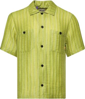 Gallery Dept. Playground striped shirt - unisex - Polyester/Cotton - S - Green