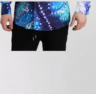 Dolce & Gabbana silk printed slim-fit shirt