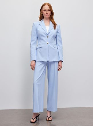 HUGO BOSS Womens Asmalla golden buttons blue Blazer Jacket