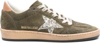 Golden Goose Groene Olijf Sneakers Ster Ontwerp - Heren - Sneakers - Groen - 40 EU - Leer - Schoenen