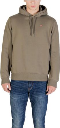 Napapijri Hoodies & sweatvesten, Heren, Groen, L, Katoen, Balis Hood