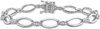 Delmar Diamond Oval Link Bracelet - 0.24ct. in Silver at Nordstrom Rack