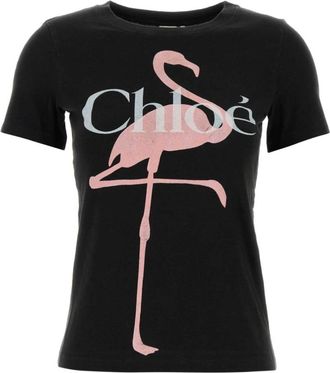 Chlo&eacute; Mujer, Camisetas, Negro, Talla: M