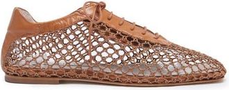Andrea Gomez Antonia Mesh Flat in Camel at Nordstrom, Size 40.5