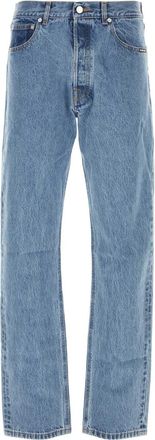 VTMNTS Mens Denim Jeans - Light Blue Cotton - Size 30 (Waist)