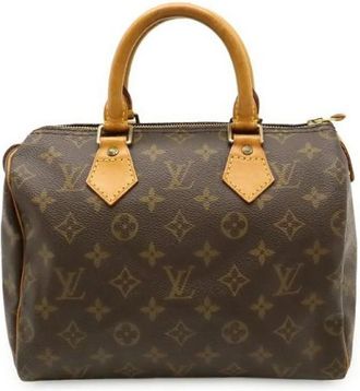 Louis Vuitton Pre-owned Speedy 25 Monogram Handbag - Dames - Vintage Handtas - Bruin - ONE Size - Vintage