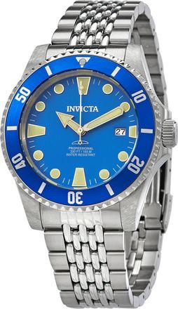 Invicta Pro Diver Automatic Blue Dial Stainless Steel Mens Watch 33503