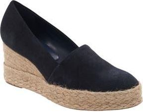 Andr&eacute; Assous Patti Espadrille Wedge in Navy Suede at Nordstrom Rack, Size 11