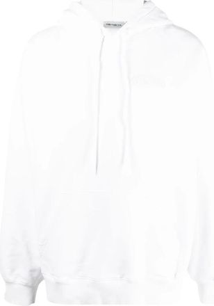 Carhartt Work in Progress Hooded Babybrush Duck Sweat - Heren - Hoodies - Wit - XL - Katoen - Hoodies & sweatvesten