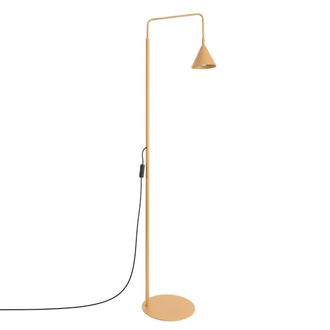Sollux Lighting L&aacute;mpara de pie dorado acero alt. 165 cm