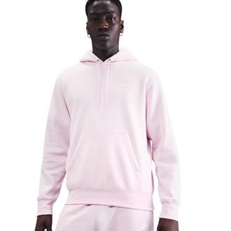 Nike Mens Club Pullover Hoodie - Pink Size XL