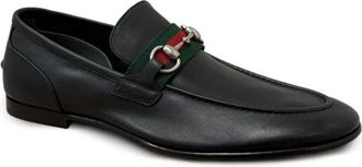 Gucci Como Loafer - Heren - Loafers - Zwart - 45 EU - Leer - Schoenen