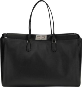 Fendi Peekaboo Tote Large - Bags - Hombre - Negro - ONE SIZE