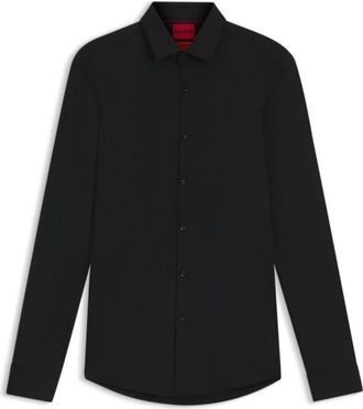 HUGO BOSS Slim-fit shirt in performance-stretch jersey