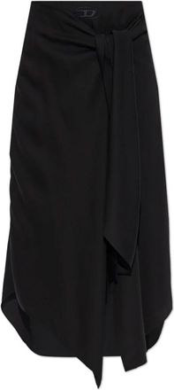 Diesel O-Tali Rok - Dames - Midirokken - Zwart - S - Rokken