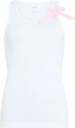 Patou Top - Dames - Tops zonder mouwen - Wit - L - Nylon - Tops