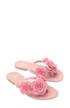 Melissa Harmonic Springtime Flip Flop in Pink at Nordstrom Rack, Size 10