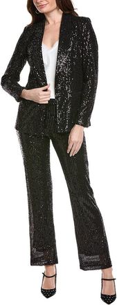 Nanette Lepore 2Pc Sequin Suit Jacket & Pant Set