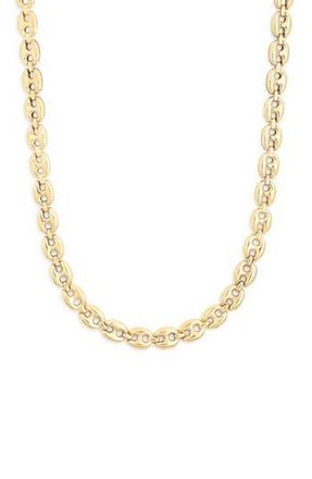 Meshmerise Diamond Chain Link Necklace - 0.2ct. in Yellow Gold at Nordstrom Rack