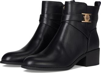 Tommy Hilfiger Dazni Womens Boots Black : 5.5 M, Faux Leather