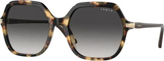 Vogue Eyewear Acetate Zonnebril - Dames - Zonnebrillen - Bruin - 56 MM - Accessoires