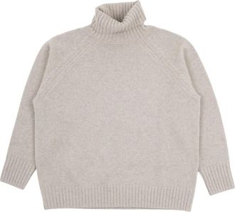 P.A.R.O.S.H. Cashmere coltrui - Dames - Cashmere truien - Beige - S - Kasjmier - Truien & Vesten