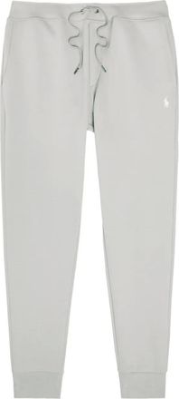 Polo Ralph Lauren drawstring logo track pants - men - Cotton/Polyester - L - Grey