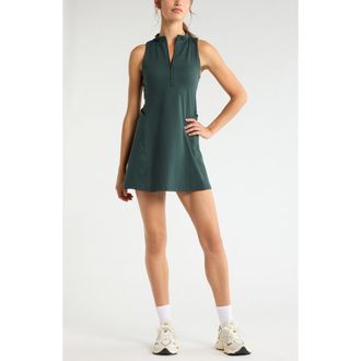 Zella Recreation Minidress & Shorts Set in Green Timber at Nordstrom, Size Xx-Large