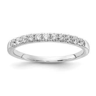 Diamond2Deal 14k Gold Lab Grown Diamond Wedding Band Ring 0.33Ct Clarity- VS Color- G-H