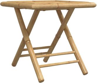 vidaXL Mesa Plegable De Jard&iacute;n De Bamb&uacute; 45x45x45 Cm Vidaxl