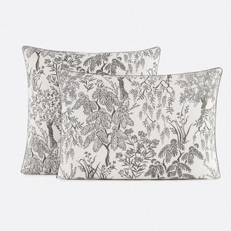 La Redoute Interieurs Kussensloop van gewassen perkaal katoen, Roxane