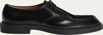 Jil Sander Mens Leather Moccasin Derby Shoes