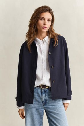 GANT Women Short Car Coat (XXL) EVENING BLUE